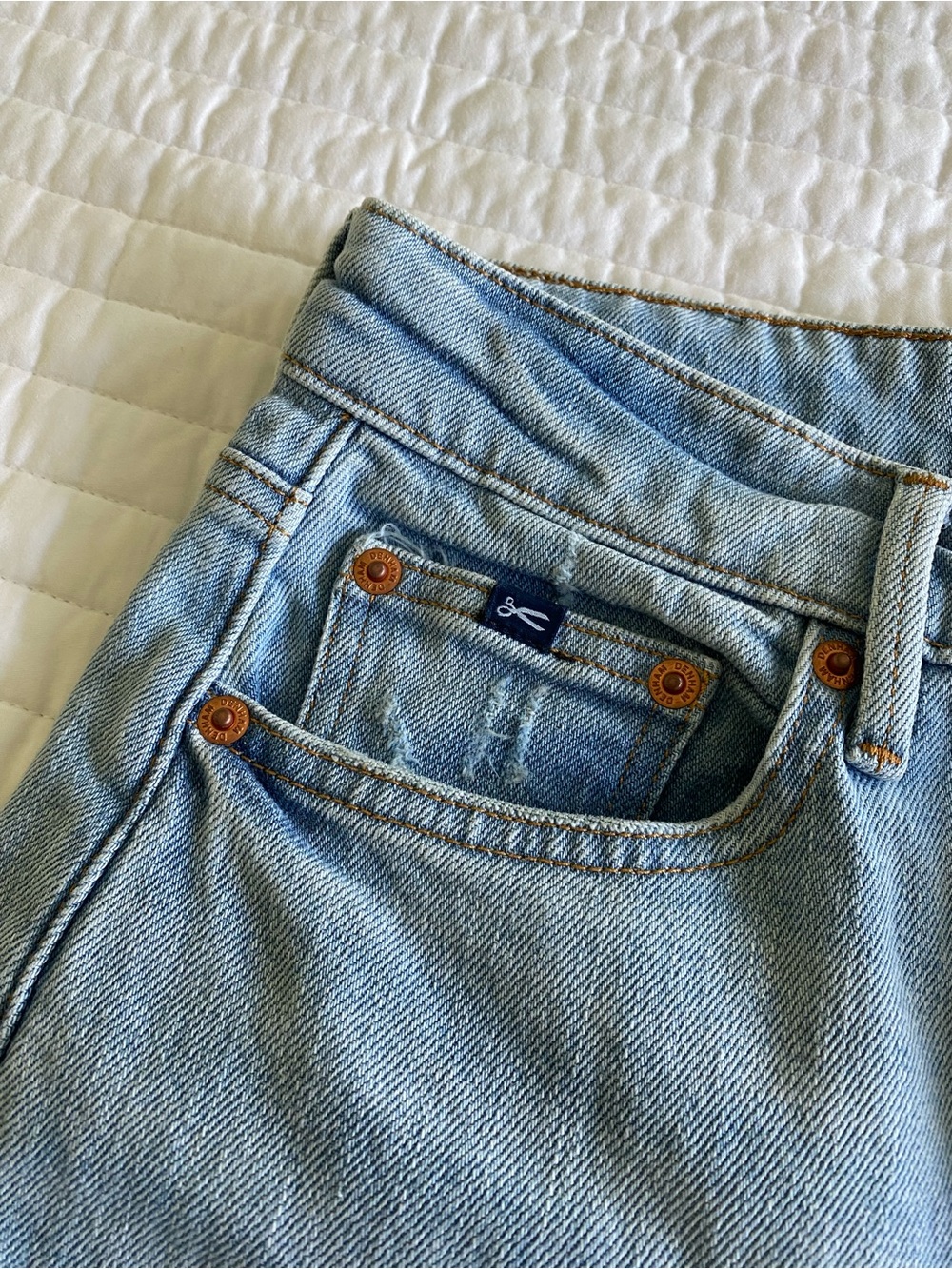 Denham Miku CSB Jeans Light Blue Wide Leg Jeans NWT - Picture 8 of 10